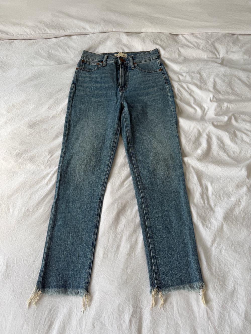 Madewell Skinny Jeans in Faded Blue Wash